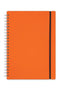 Vacavaliente - Studio Notitieboek A4 - Gerecycled Leer - Oranje