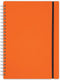 Vacavaliente - Studio Notitieboek A4 - Gerecycled Leer - Oranje