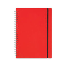 Vacavaliente - Studio Notitieboek A4 - Gerecycled Leer - Rood