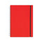 Vacavaliente - Studio Notitieboek A4 - Gerecycled Leer - Rood
