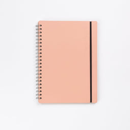Vacavaliente - Studio Notitieboek A4 - Gerecycled Leer - Roze