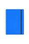 Vacavaliente - Studio Notitieboek A5 - Gerecycled Leer - Blauw