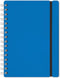 Vacavaliente - Studio Notitieboek A5 - Gerecycled Leer - Blauw