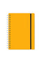 Vacavaliente - Studio Notitieboek A5 - Gerecycled Leer - Geel