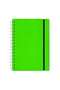 Vacavaliente - Studio Notitieboek A5 - Gerecycled Leer - Groen