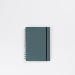 Vacavaliente - Studio Notitieboek A5 - Gerecycled Leer - Groen