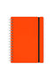 Vacavaliente - Studio Notitieboek A5 - Gerecycled Leer - Oranje