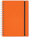 Vacavaliente - Studio Notitieboek A5 - Gerecycled Leer - Oranje