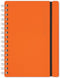 Vacavaliente - Studio Notitieboek A5 - Gerecycled Leer - Oranje