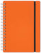 Vacavaliente - Studio Notitieboek A5 - Gerecycled Leer - Oranje
