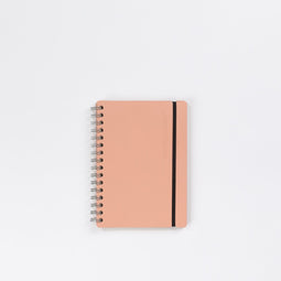 Vacavaliente - Studio Notitieboek A5 - Gerecycled Leer - Roze
