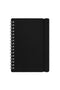Vacavaliente - Studio Notitieboek A5 - Gerecycled Leer - Zwart