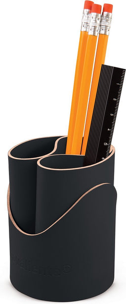 Vacavaliente - Studio Pennenhouder - Gerecycled Leer - Zwart