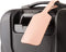 Vacavaliente - Urban Bagage Label met Venster - Gerecycled Leer - Roze