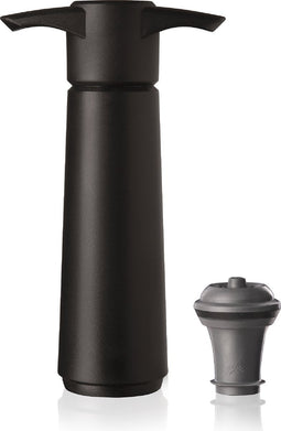 Vacu Vin Wine Saver Zwart | Vacuüm Wijnpomp | 1 Vacuum Wine Stopper