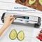 Vacuüm Sealer Keuken Apparaat INK-VS01,Automatische Vacumeermachine voor Voedselbewaring, Droge en Vochtige Seal Standen, Ingebouwde Snijplotter, Eenvoudig te Reinigen Roestvrijstalen Paneel, Led-indi
