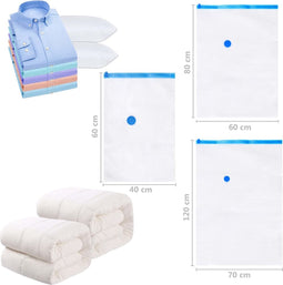 Vacuümopbergzakken 20 St 3 Maten