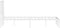 vidaXL - Bedframe - met - hoofdbord - metaal - wit - 140x200 - cm