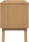 vidaXL - Tv-meubel - OLDEN - 114x43x57 - cm - massief - grenenhout - bruin