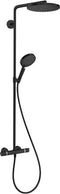 Hansgrohe Raindance Select S - Douchesysteem 240 1jet PowderRain - Thermostaat - Mat Zwart