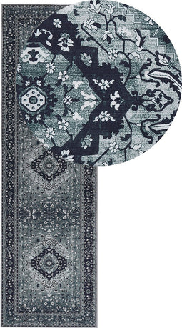 VADKADAM - Laagpolig vloerkleed - Grijs - 60 x 200 cm - Polyester