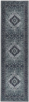 VADKADAM - Laagpolig vloerkleed - Grijs - 80 x 300 cm - Polyester