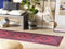 VADKADAM - Laagpolig vloerkleed - Rood - 60 x 200 cm - Polyester