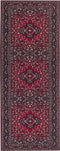 VADKADAM - Laagpolig vloerkleed - Rood - 80 x 200 cm - Polyester