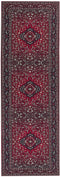 VADKADAM - Laagpolig vloerkleed - Rood - 80 x 240 cm - Polyester
