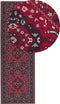 VADKADAM - Laagpolig vloerkleed - Rood - 80 x 240 cm - Polyester