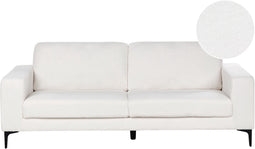 VADSTENA - Driezitsbank - Wit - Bouclé