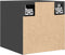 vidaXL - Tv-wandmeubel - 30,5x30x30 - cm - grijs