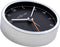 NeXtime - Wekker - 9 x 9 x 7.5 cm - Metaal - Zwart- 'Company Alarm'