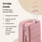 SKYCASES Urban Adventurer - Medium Reiskoffer - Cijferslot - 44x27x66cm - 79L - Roze