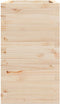 vidaXL - Plantenbak - 110x40x72 - cm - massief - grenenhout