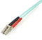 Startech.com 450FBLCLC3 - Aqua OM4 Duplex multimode glasvezel kabel 100 Gb 50/125 LSZH LC/LC - 3 m Blauw