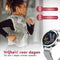 Golden Sound AMOLED Smartwatch Dames - Stappenteller - Slaapmonitor - 40mm - Zilver (3 extra bandjes)