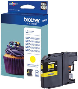 Brother LC-123Y - Inktcartridge - Origineel - Geel
