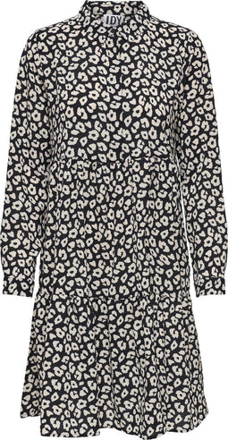 JDY JDYPIPER L/S AOP SHIRT DRESS - Dames Jurk - Lange mouwen - Maat 36