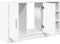 vidaXL - Wastafelkast - 90x29x55 - cm - bewerkt - hout - wit