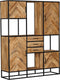 Vakkenkast Arlington Supreme XXL - 160 cm - naturel