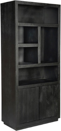 Vakkenkast Brussel 90 cm - zwart