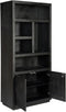 Vakkenkast Brussel 90 cm - zwart
