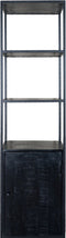Vakkenkast Cil 200 x 55 cm - Zwart Mangohout