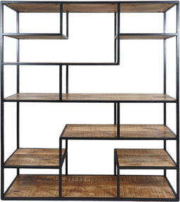 Vakkenkast Huub Hout 175 x 145 cm - Roomdivider