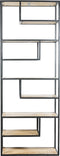 Vakkenkast Huub Hout 210 x 80 cm - Roomdivider
