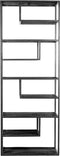 Vakkenkast Huub Zwart Mangohout 210 x 80 cm - Roomdivider