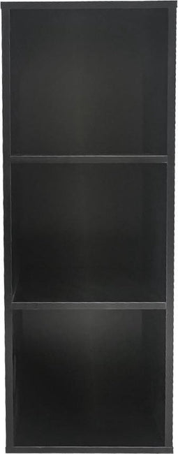 Vakkenkast Vakkie 3 open vakken opbergkast - boekenkast - wandkast - zwart