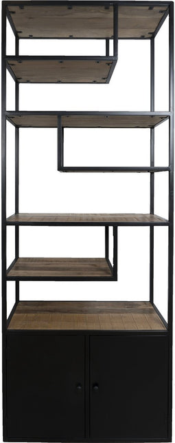 Vakkenkast Vic 210 x 80 cm - Met deurtjes