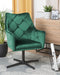 VAKSALA - Fauteuil - Groen - Fluweel